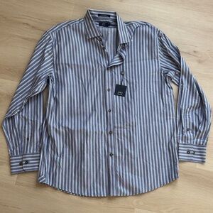 LINCS International Concepts Men's Striped Button Down Shirt